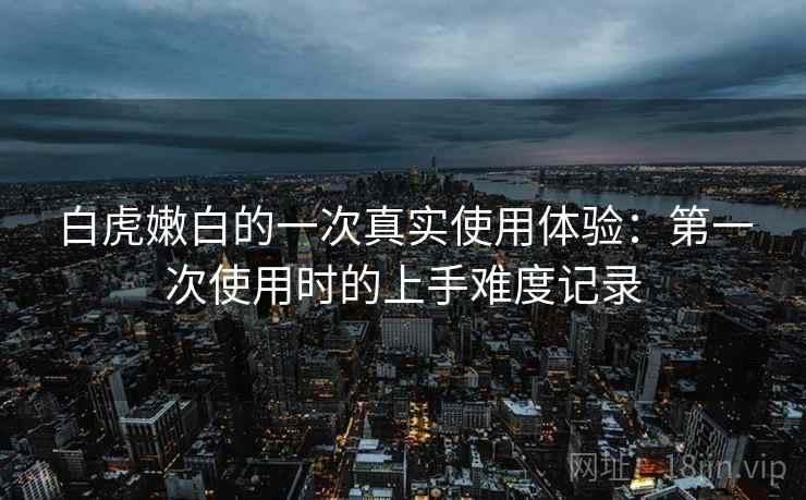 白虎嫩白的一次真实使用体验:第一次使用时的上手难度记录