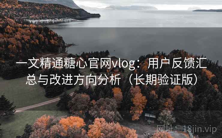 一文精通糖心官网vlog:用户反馈汇总与改进方向分析(长期验证版)
