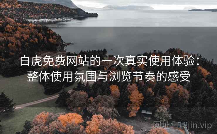 白虎免费网站的一次真实使用体验:整体使用氛围与浏览节奏的感受