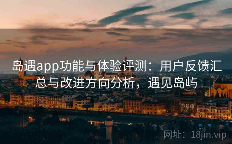 岛遇app功能与体验评测：用户反馈汇总与改进方向分析，遇见岛屿